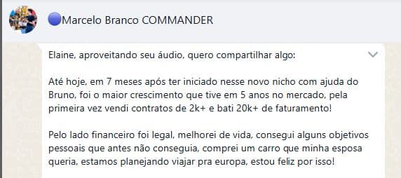 Depoimento de Marcelo Branco